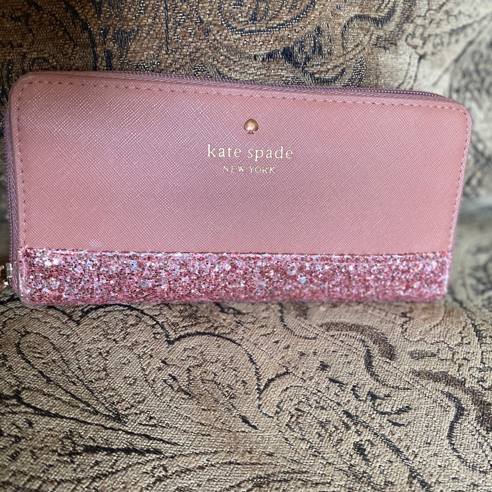 Kate Spade Glitter Tote & Wallet Set - Picture 10 of 14